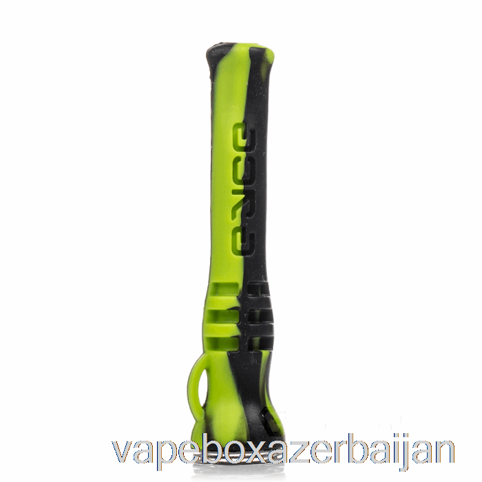 Vape Azerbaijan Eyce Shorty Silicone Chillum Creatrgrn (Black / Lime Green)